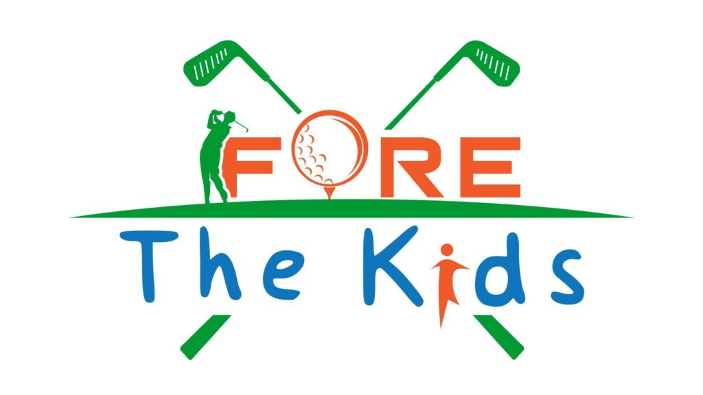 Fore the Kids logo in orange, blue and green