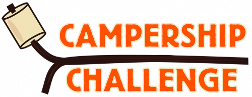 marshmallow on a stick with campership challenge text logo