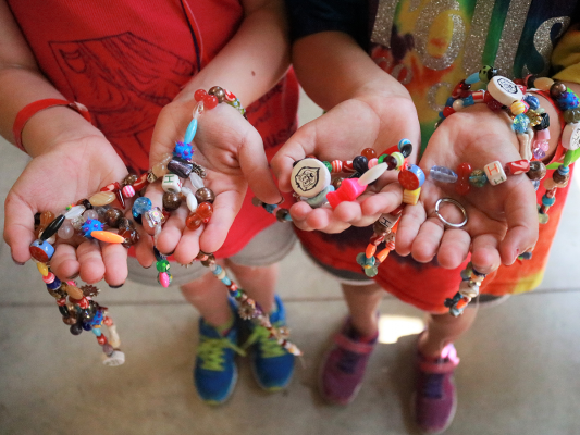 photo of closeup of beads4bravery strand