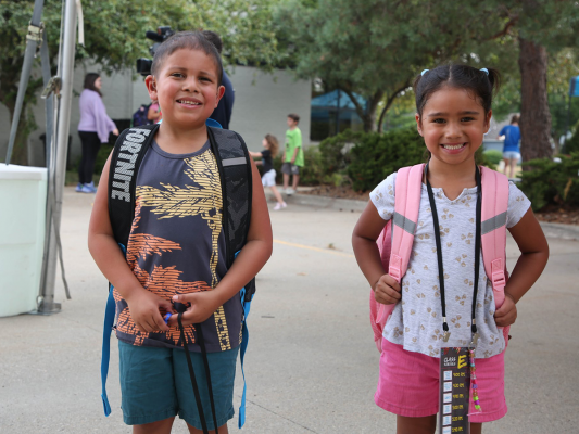 kids at back to school bash